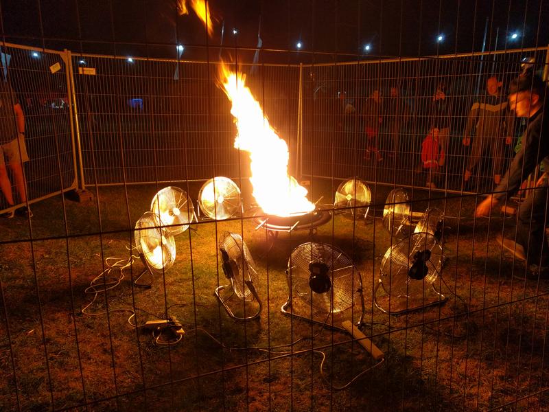 A tornado of fire