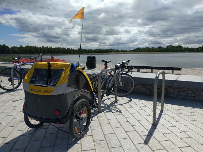 Bike & Trailer at the Helix