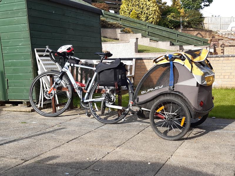 Bicycle with trailer