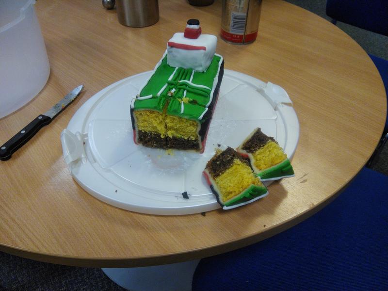 A Cut Ship Cake