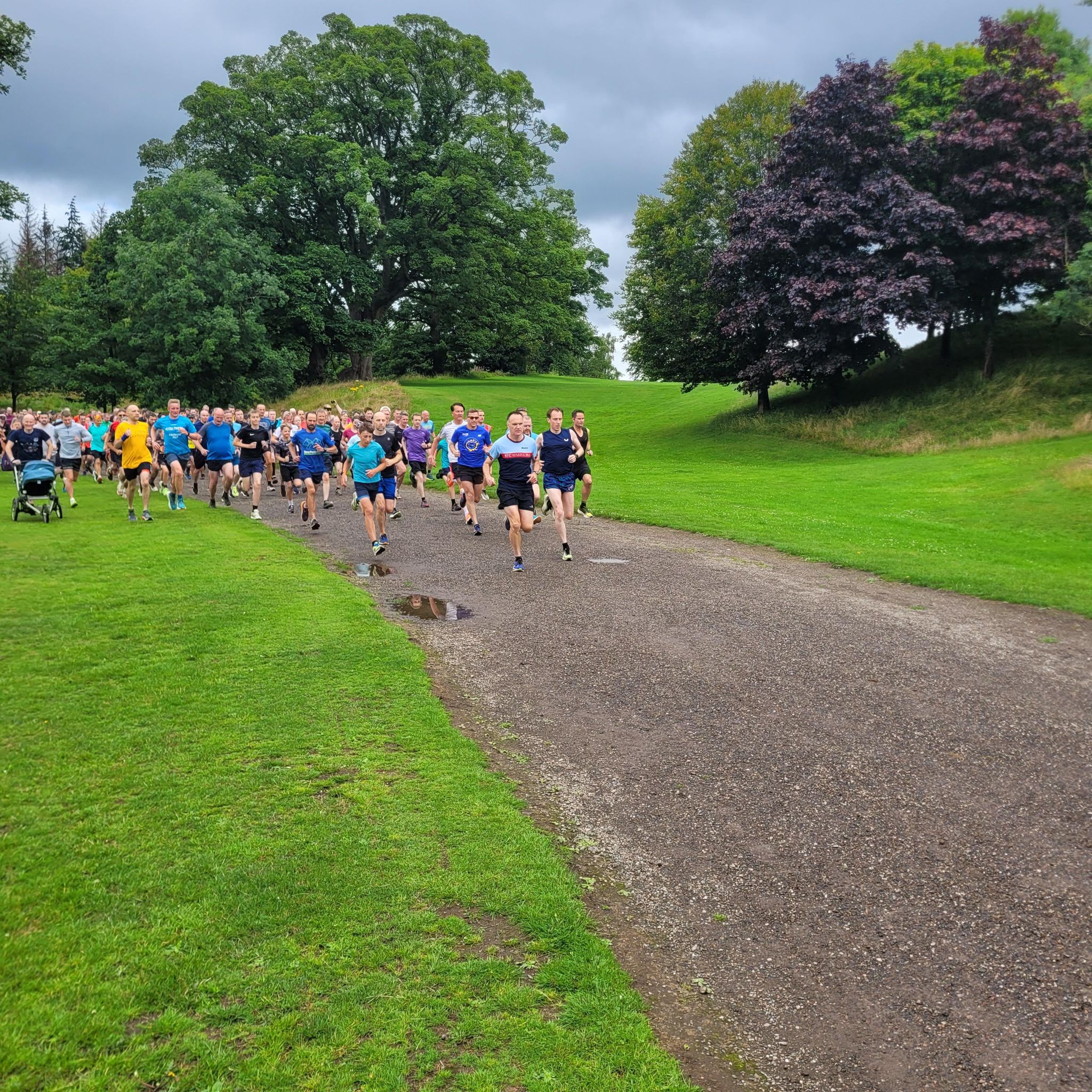 The start of the run